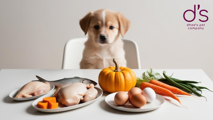 chicken fresh food recipe for puppies